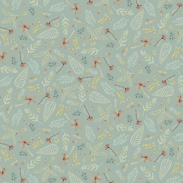 Mini Menagerie - P & B Textiles - 6119T - Tossed Leaves